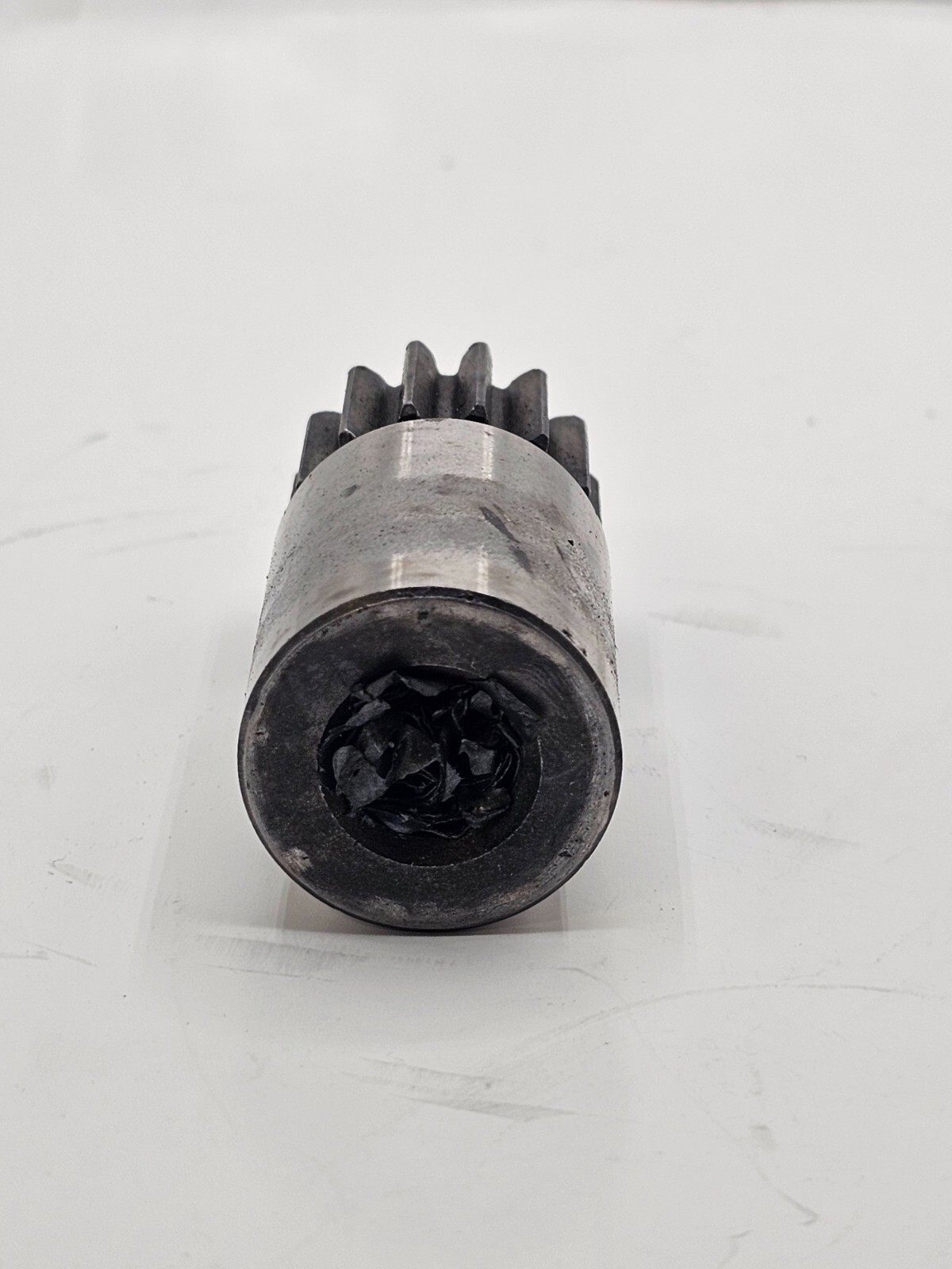 (QTY 2) Block Shaver Straight Cut Pinion Gear 14 Tooth Black Silver