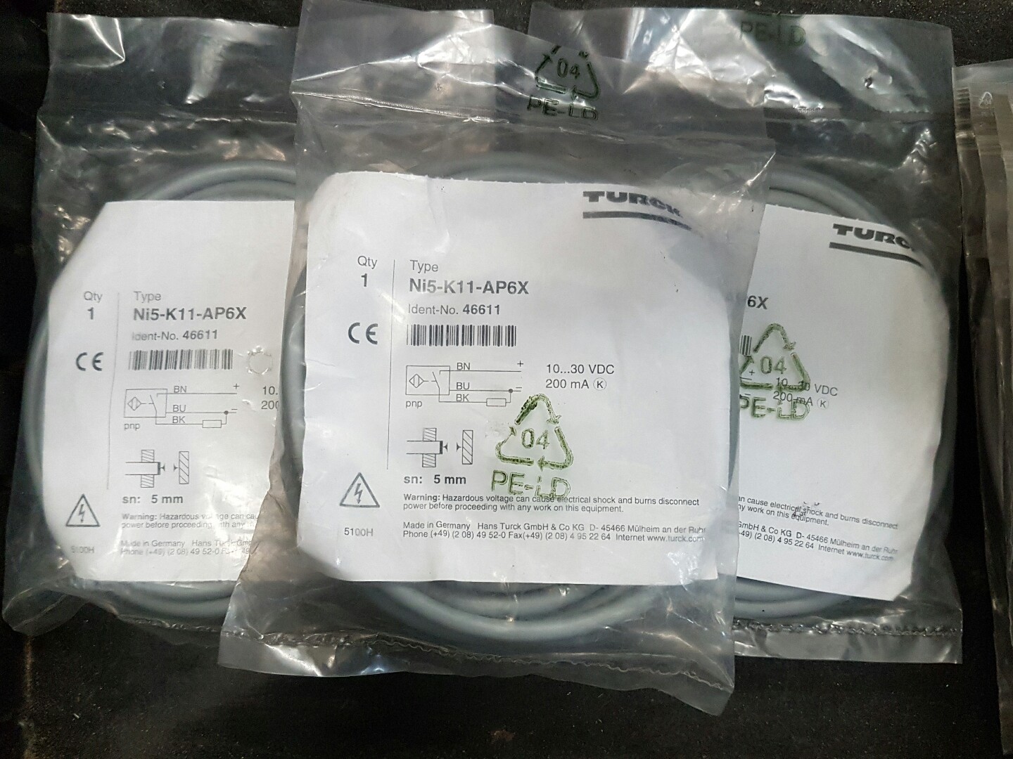 TURCK Sensor Ni5-K11-AP6X New Fedex or Tracked New Fedex or Tracked Shipping