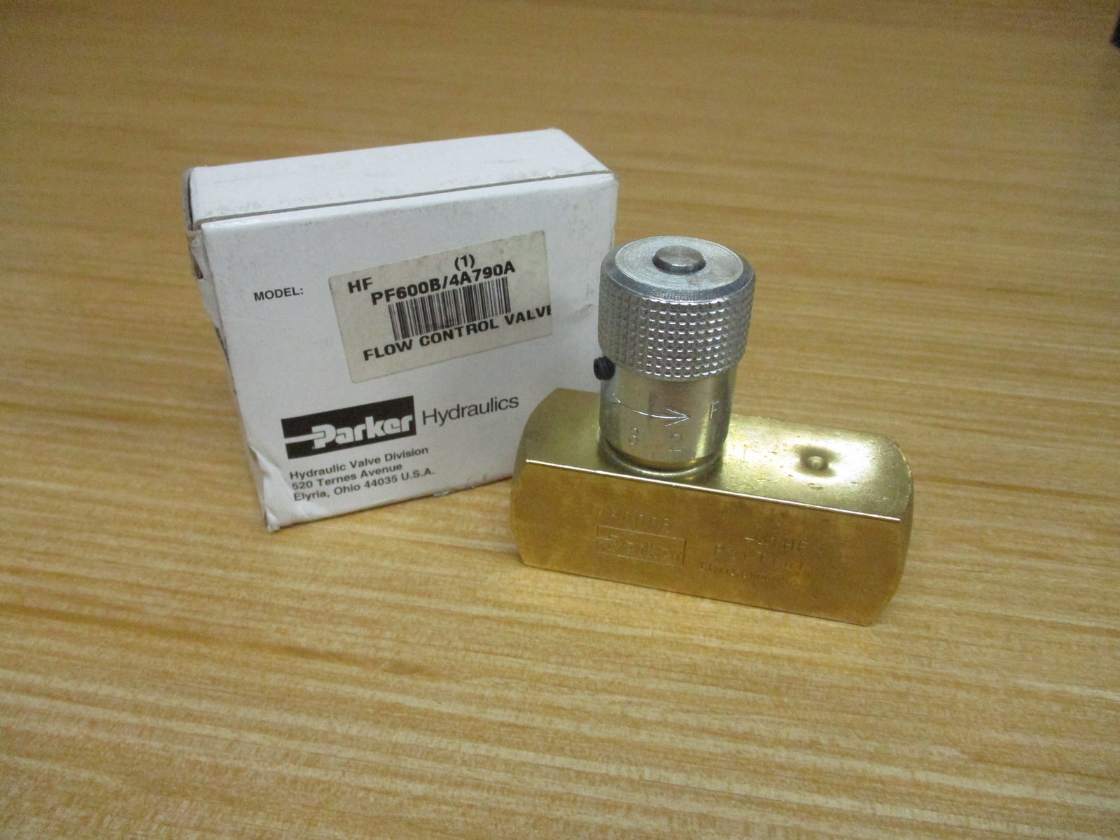 Parker PF600B Flow Control Valve 3/8 Inch
