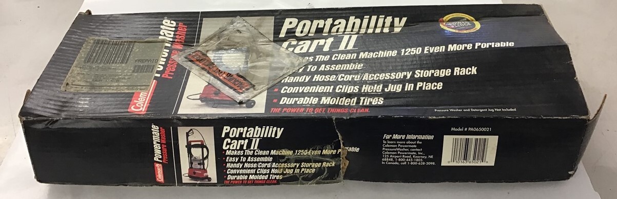 Coleman Powermate Pressure Washer Portability Cart II