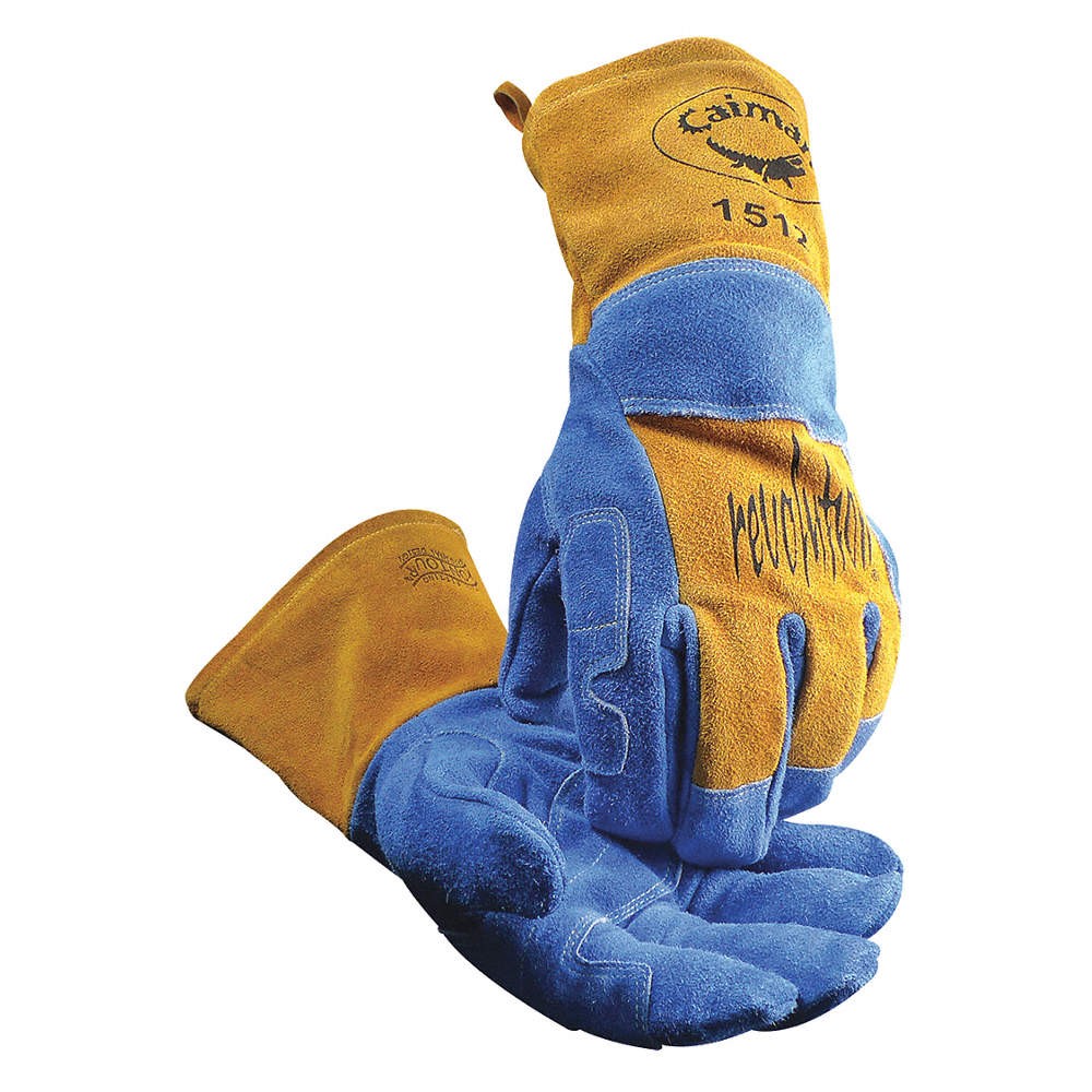 CAIMAN 1512 Welding Gloves,MIG, Stick,Universal,PR 494N34