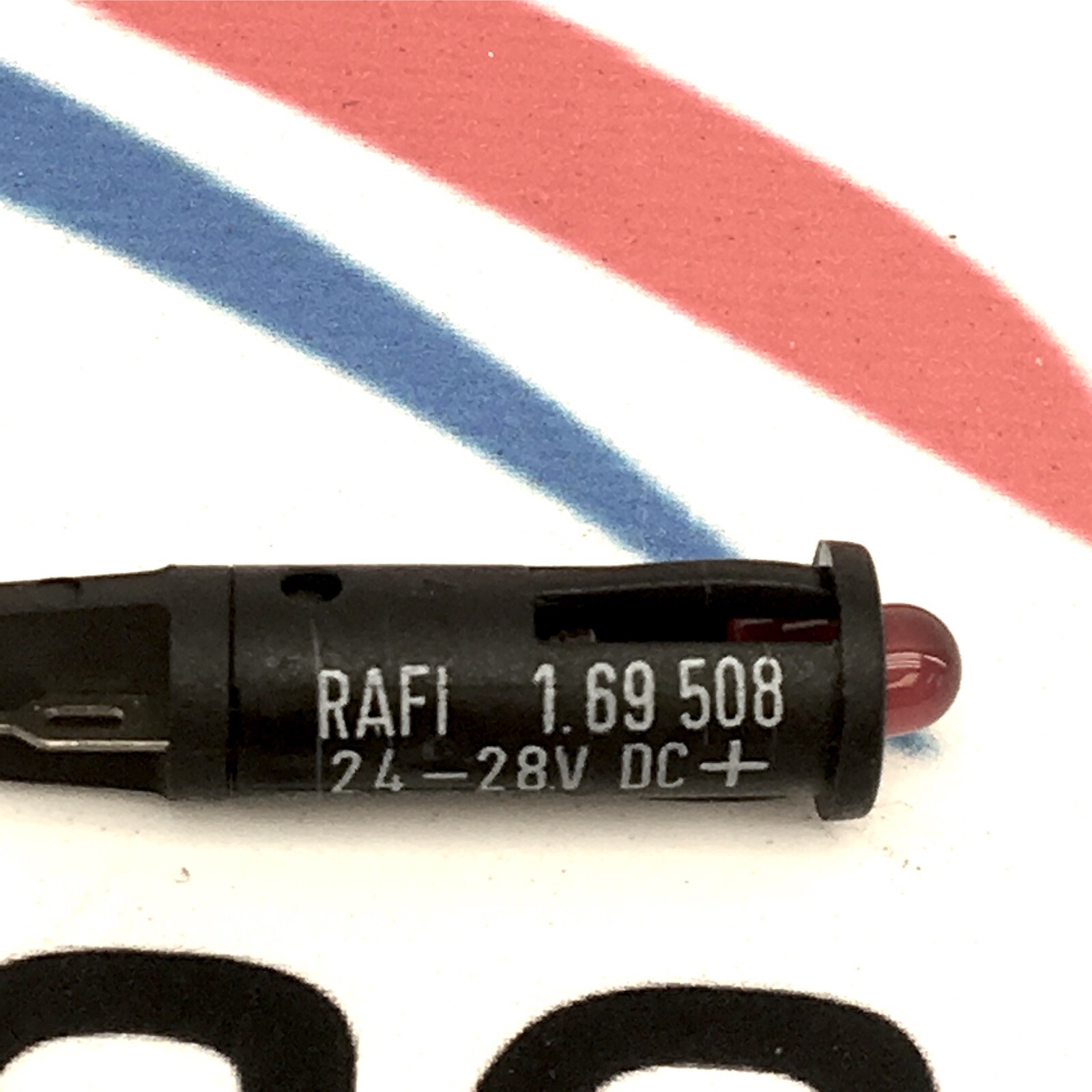EMHART TUCKER E004 092 PANEL MOUNT RED LED INDICATOR 24-28 RAFI 1.69-508