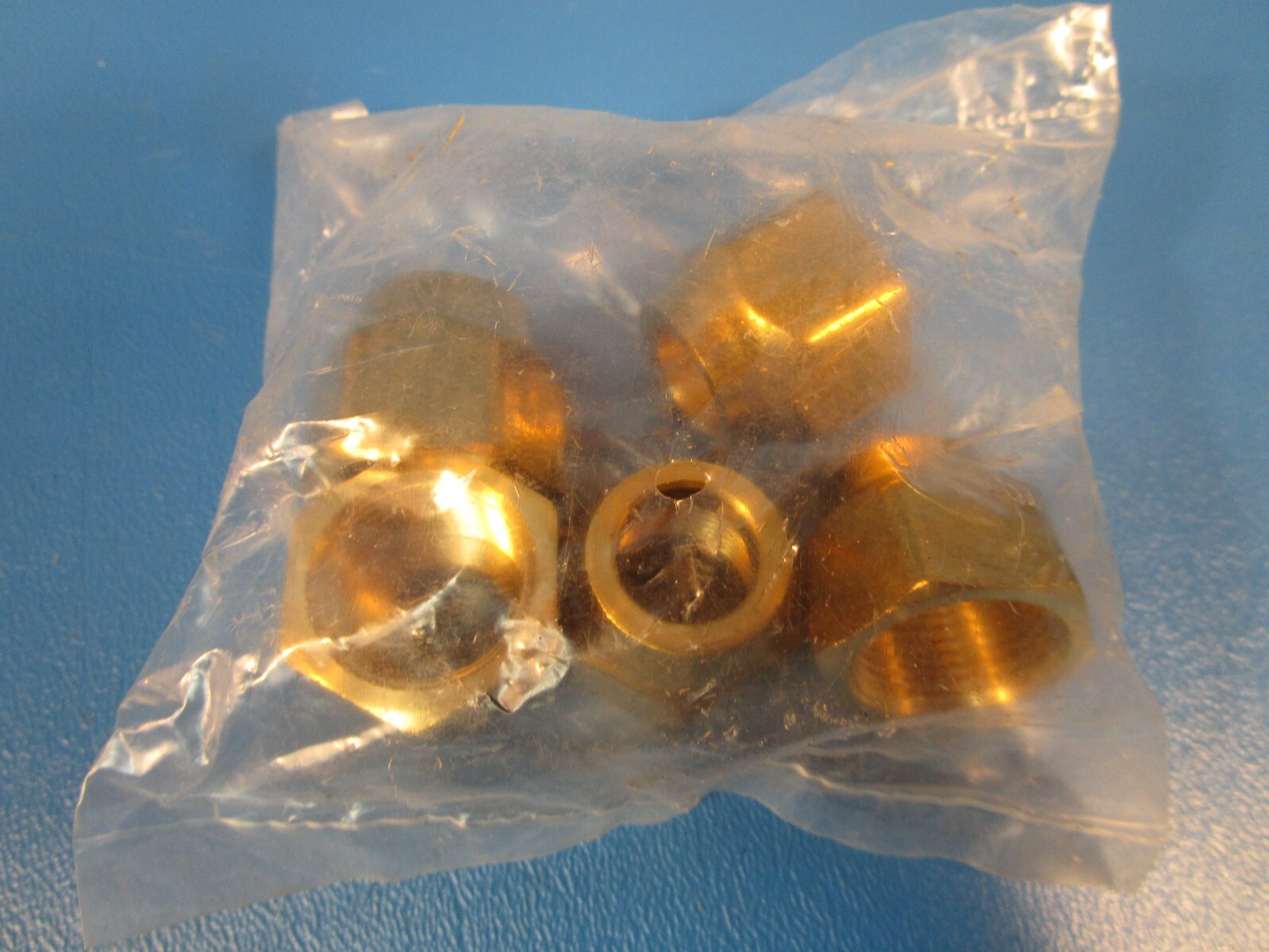 LOT of 5 Jones Stephens F40011, (641FS-8) 1/2″ Brass Short Forged Flare Nuts