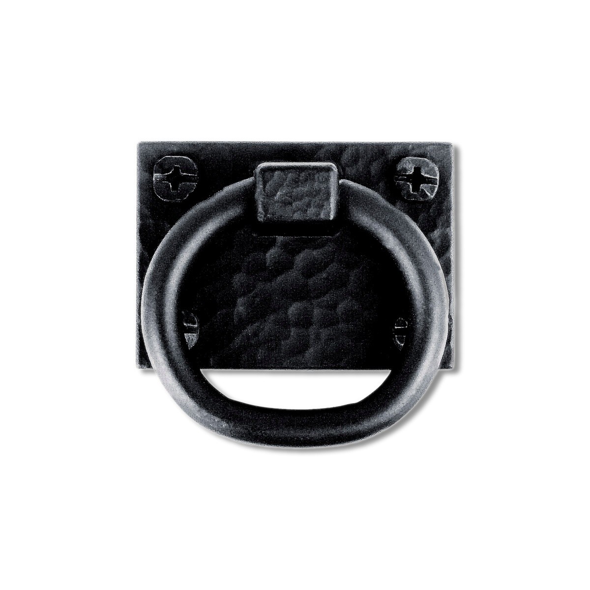 Acorn Ring Pull Square Cabinet Pull Ring Iron Black Black APABP