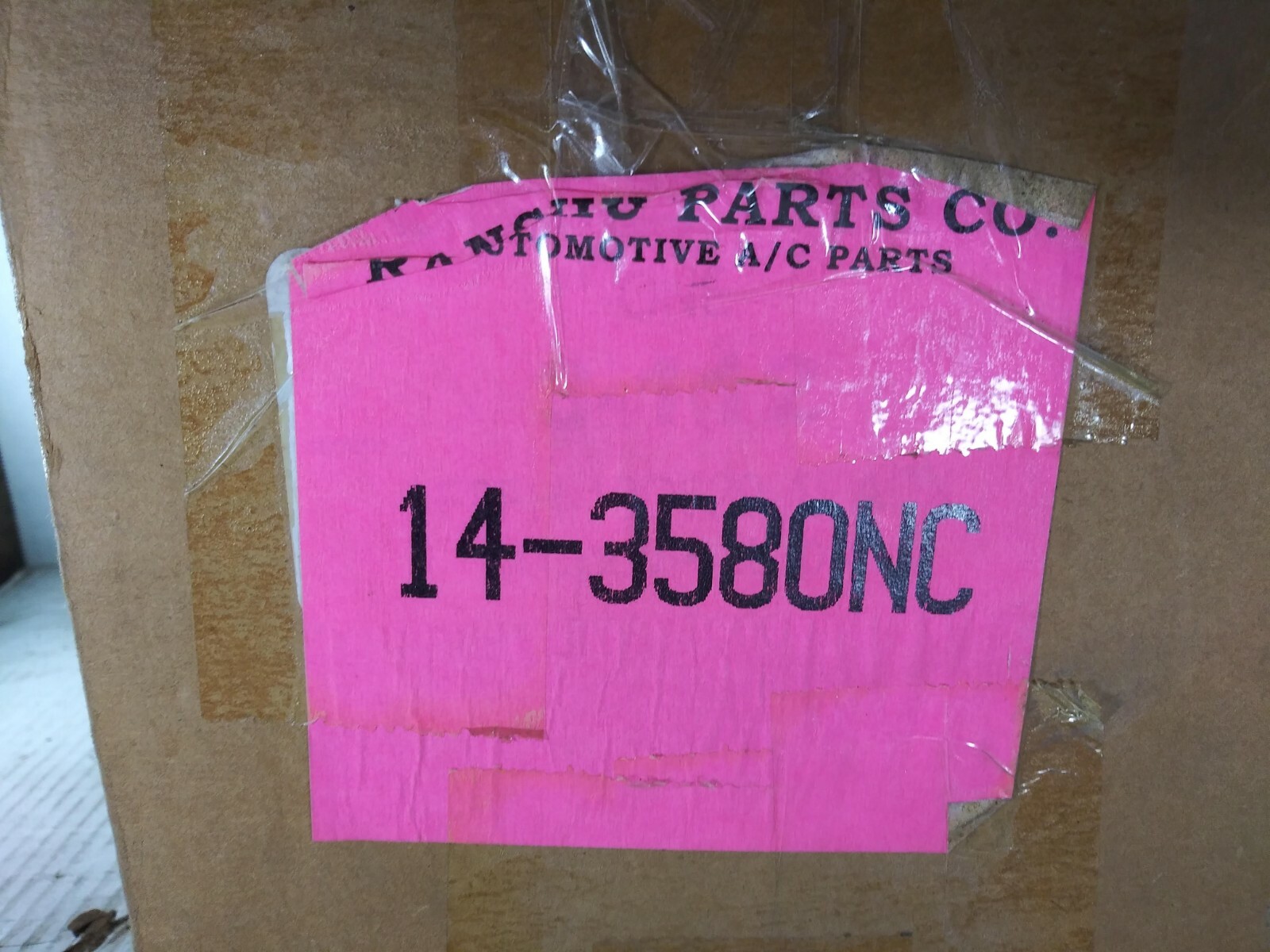 1 NEW RANSHU PARTS CO. 14-3580NC A/C COMPRESSOR NIB ***MAKE OFFER***