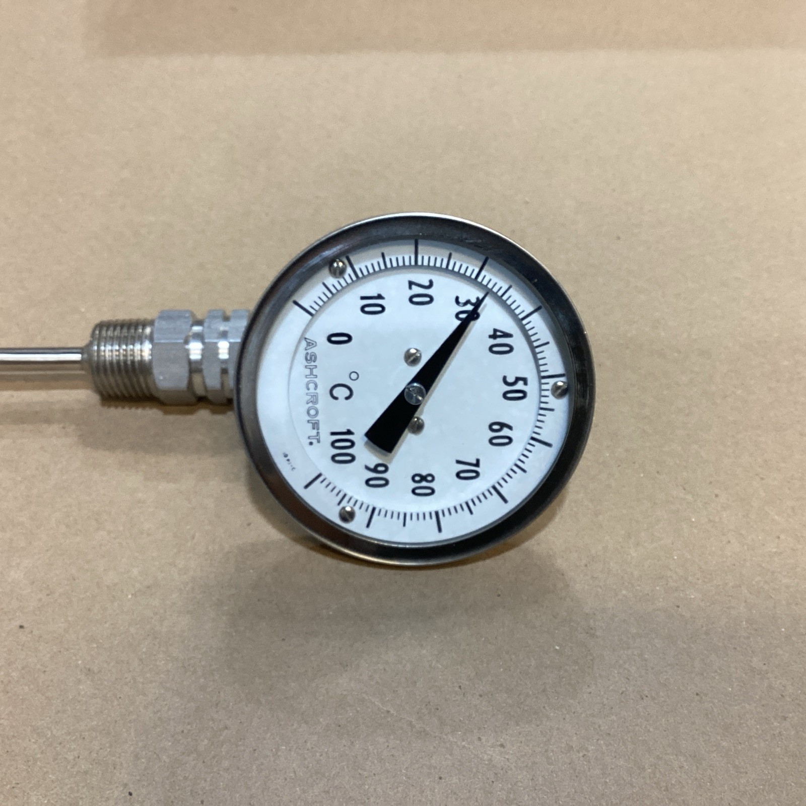ASHCROFT 10PI-C TEMPERATURE GAUGE 0-100DEG C