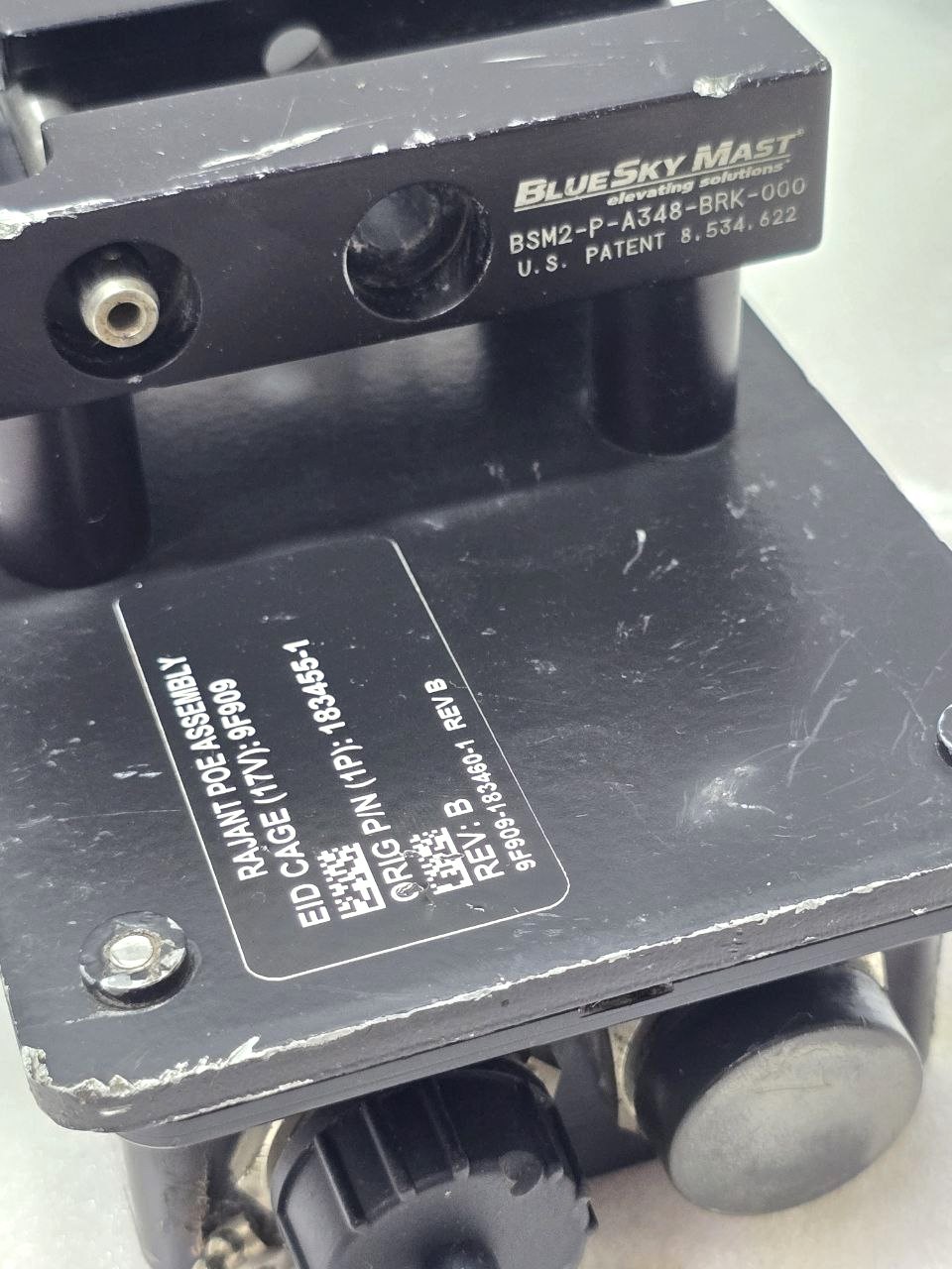 RAJANT 9F909 PN 183455-1 REV B WITH BLUE SKY BSM2 P A348 BRK 000
