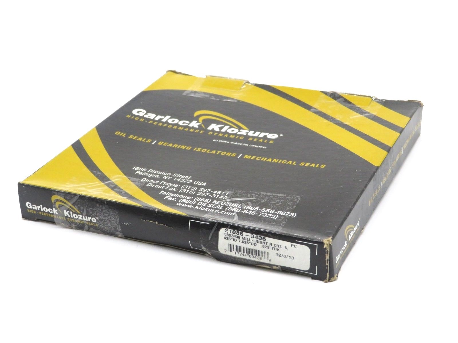 NEW GARLOCK KLOZURE 21086-3436 OIL SEAL 210863436