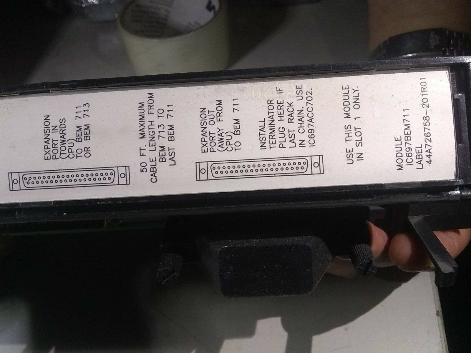 GE FANUC IC697BEM711 FM CL. I, DIV. 2 GP. A,B,C,D HAZ.