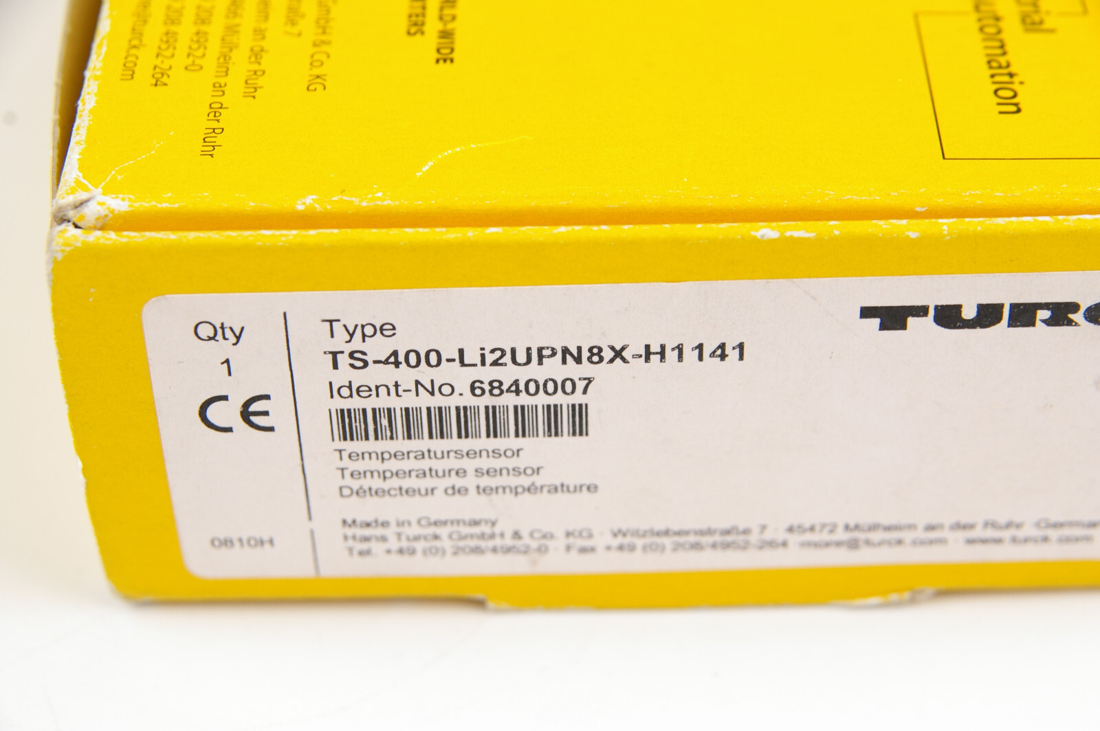 Turck TS-400-LI2UPN8X-H1141 6840007