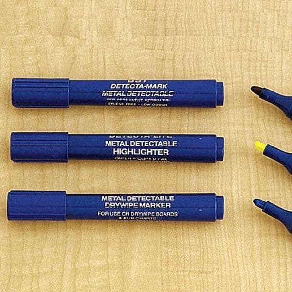 Detectapro Hlpenpk Metal Detectable Highlighter, Pink Color Family, 10 Pk
