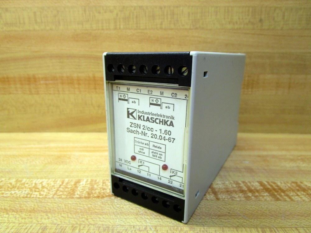 Klaschka ZSN 2/CC-1.60 Transistor Relay ZSN2CC160