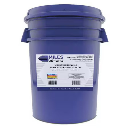 Miles Lubricants M00600203 5 Gal Gear Oil Pail 100 Iso Viscosity, 85W Sae, Amber
