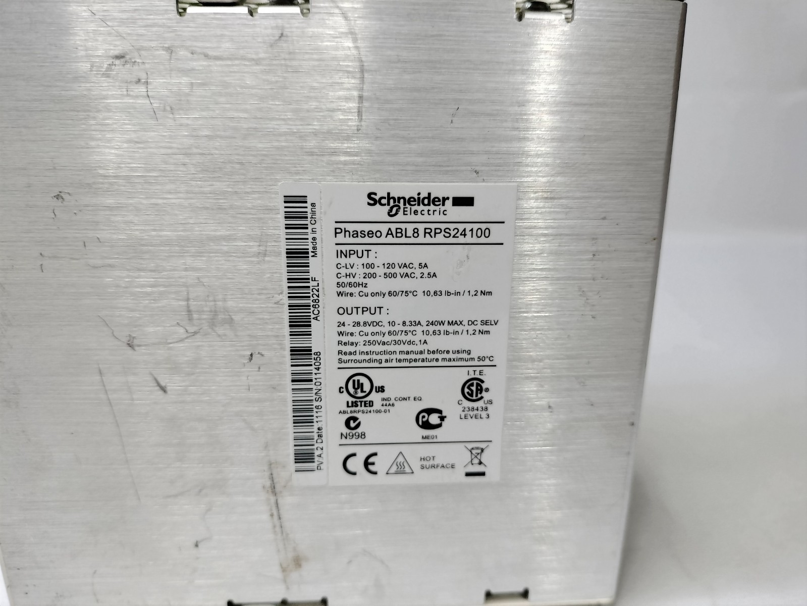 Scheider Electric ABL8 RPS24100 ABL8RPS24100 Universal Power Supply Module