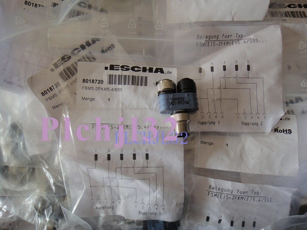 1pc New ESCHA connector FSM5-2FKM5.4/S55