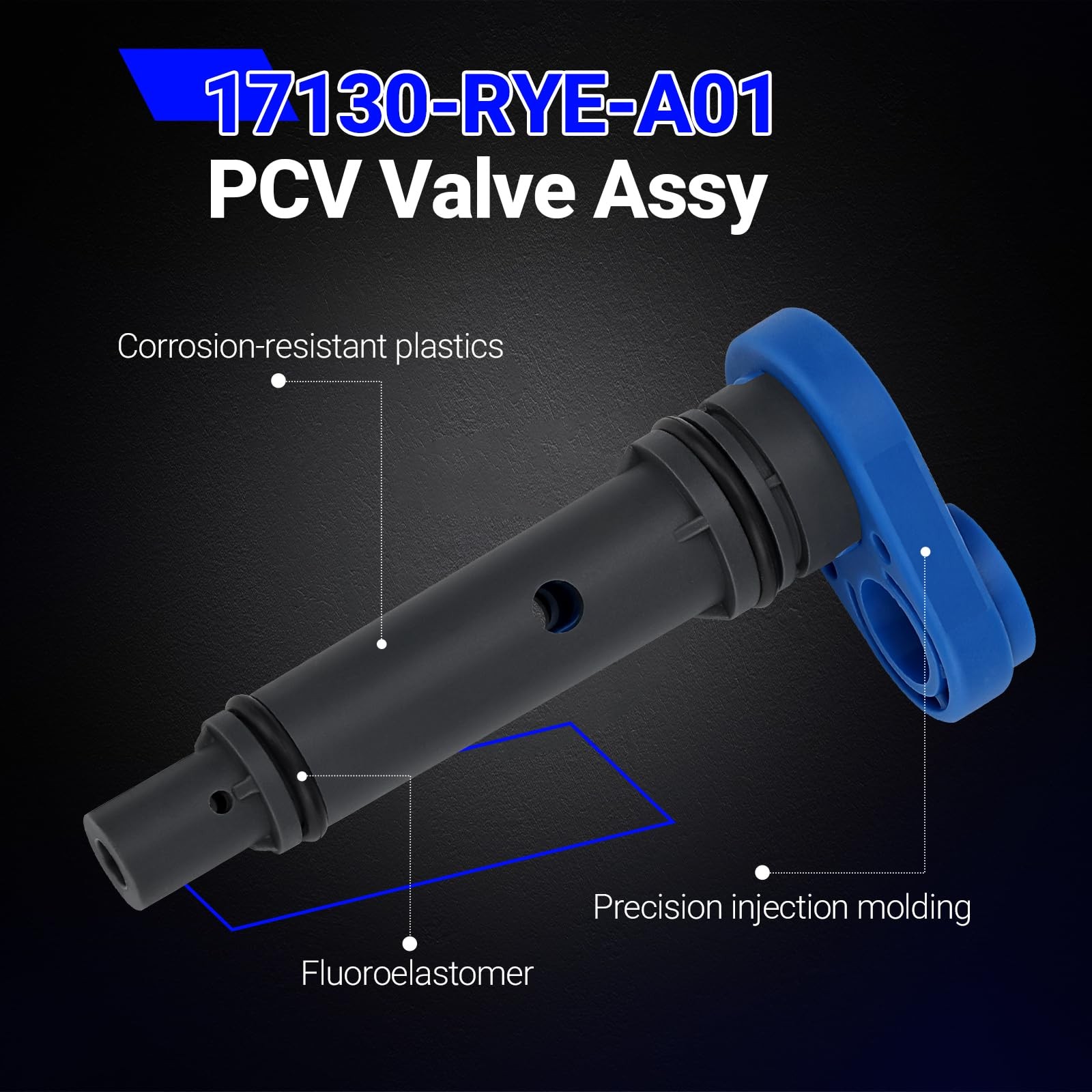 PCV Valve Assembly for Acura MDX RL TL ZDX 3.7L Replacement Part
