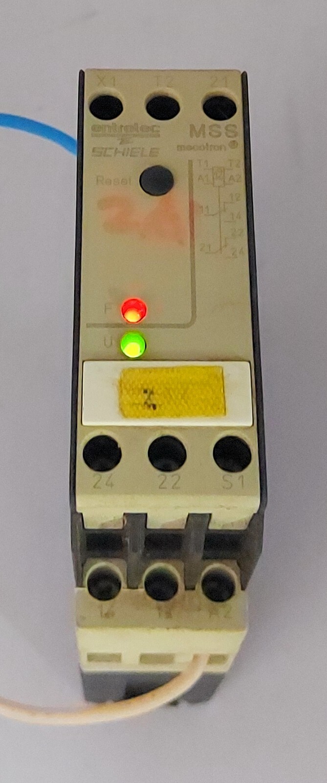 Entrelec Schiele 2.430.810.93 MSS Mecotron Thermistor Motor Protection Relay 24V