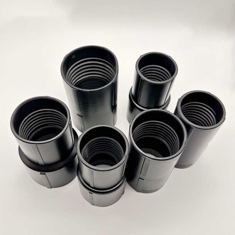 39mm to 48mm OD Vacuum Hose Reducer Adapter Cleaner Hose Connector Black