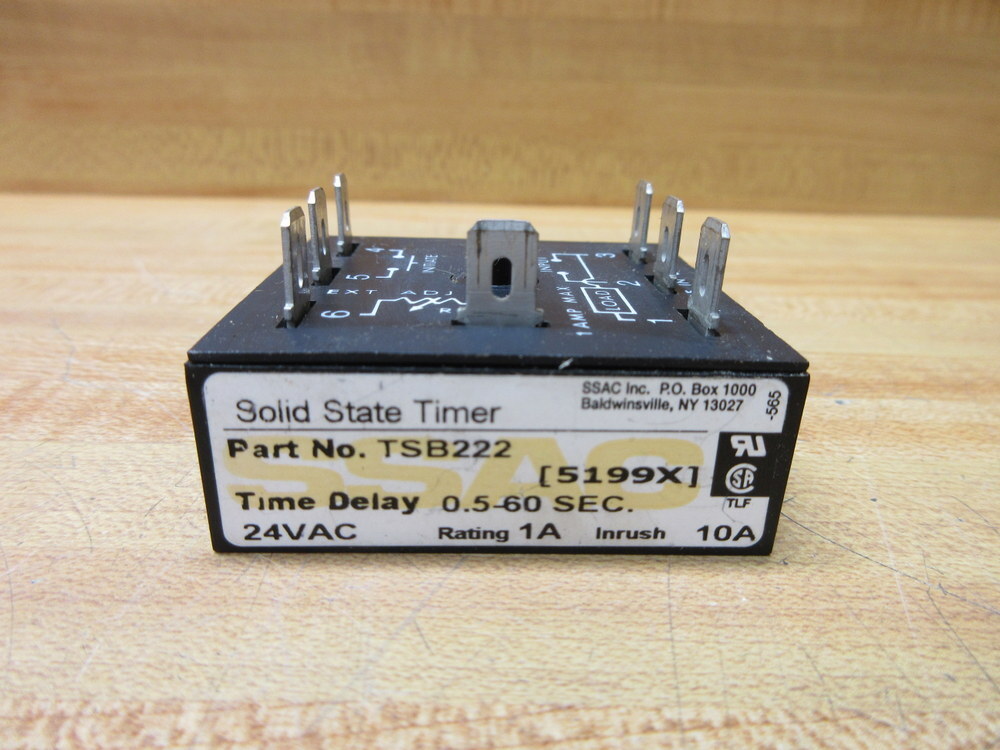 Asea Brown Boveri TSB222 SSAC Solid State Timer 7 Blades