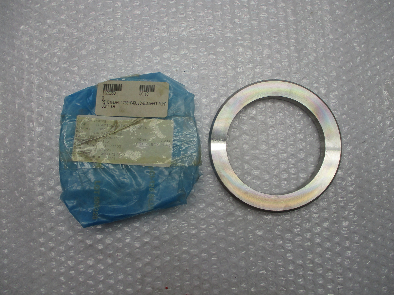 SULZER PUMPS 2000075 1129353 PLAIN RING NSNP..