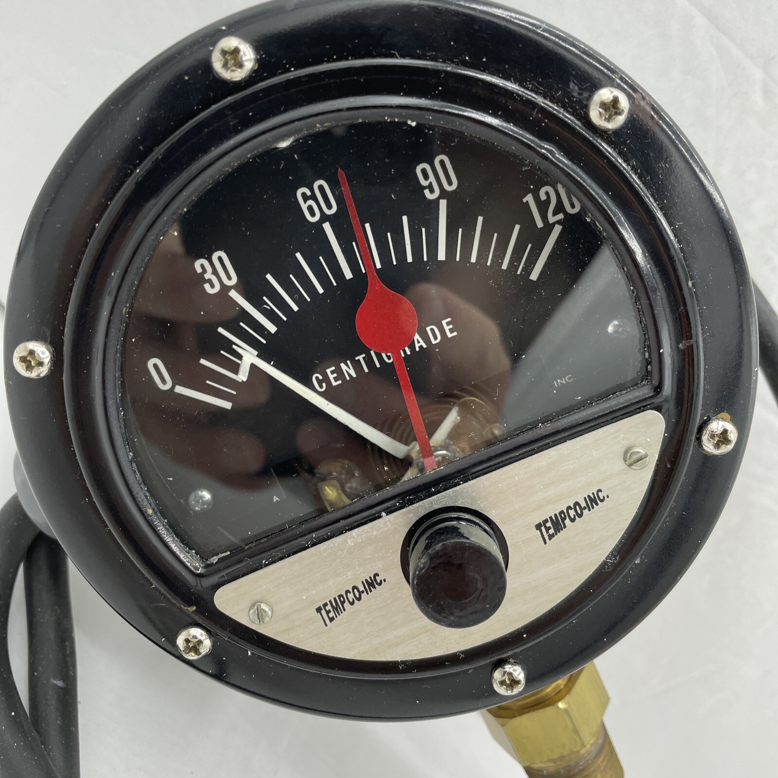 NOS Tempco-Inc Temperature Indicating Switch Centigrade No Part No:# 0-120°