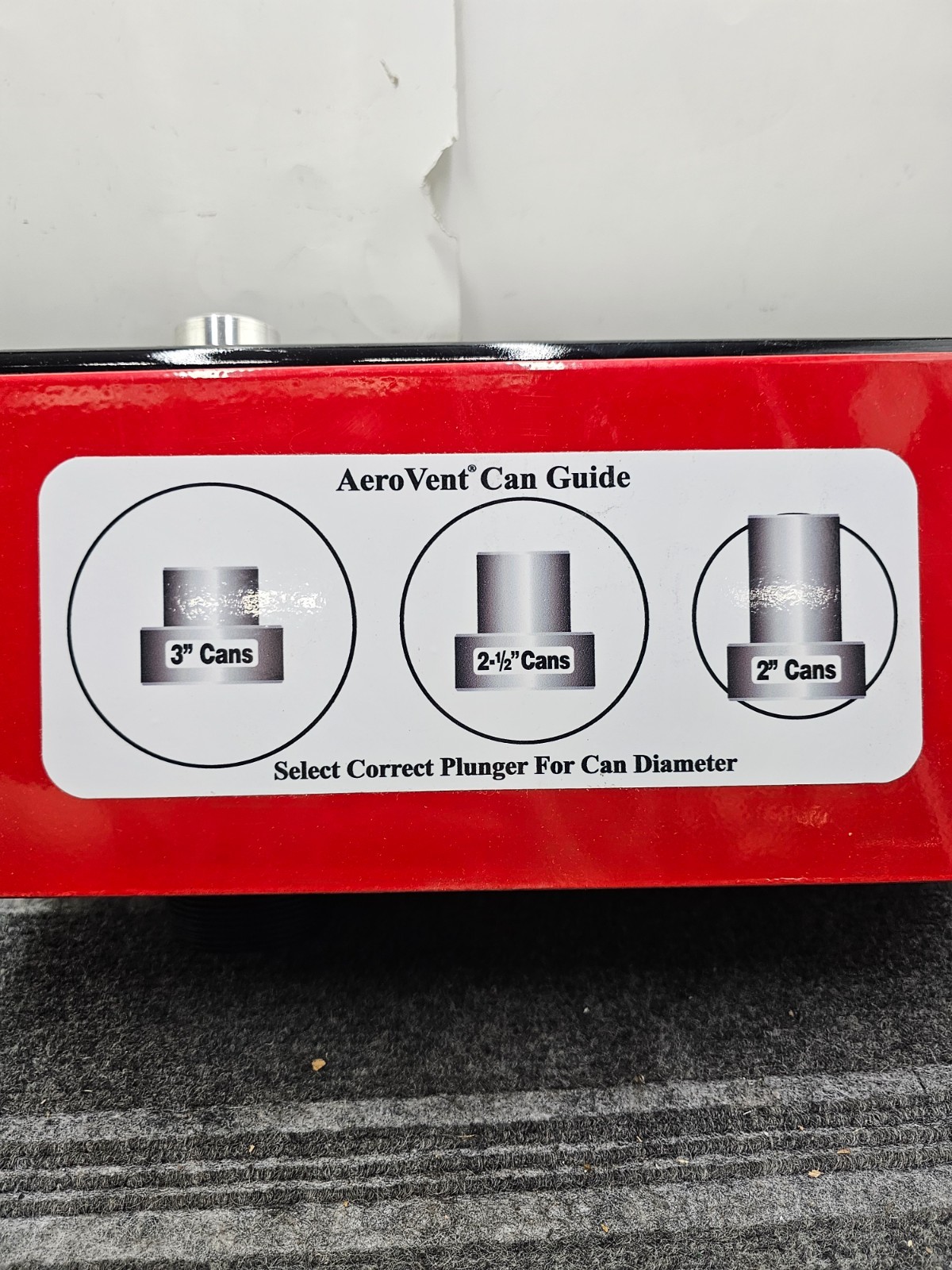 Newstripe AeroVent Aerosol Can Disposal System Can Guide Heavy Duty