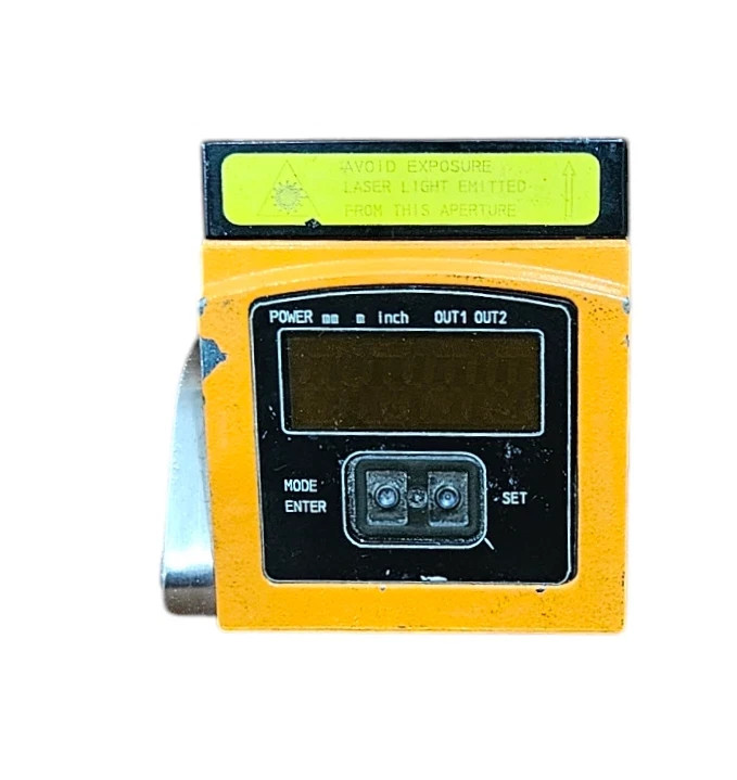 IFM ELECTRONIC 01D100 01DLF3KG LASER DISTANCE SENSOR RANGE: 0.2-10 M, 30VDC