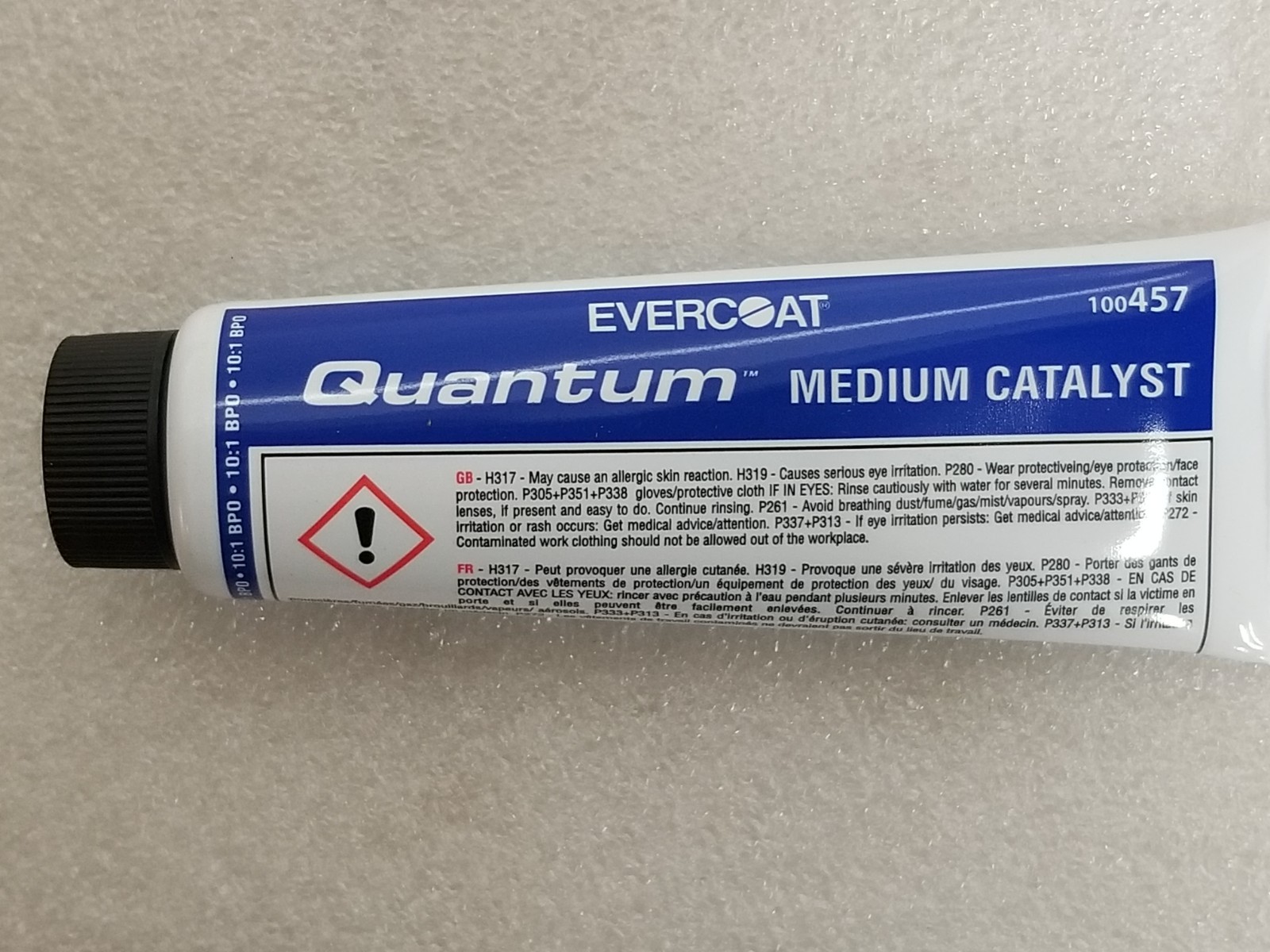 EVERCOAT 100457 Quantum 10:1 BPO Catalyst Low-Temp Paste 2.8Oz Tube 12/Box