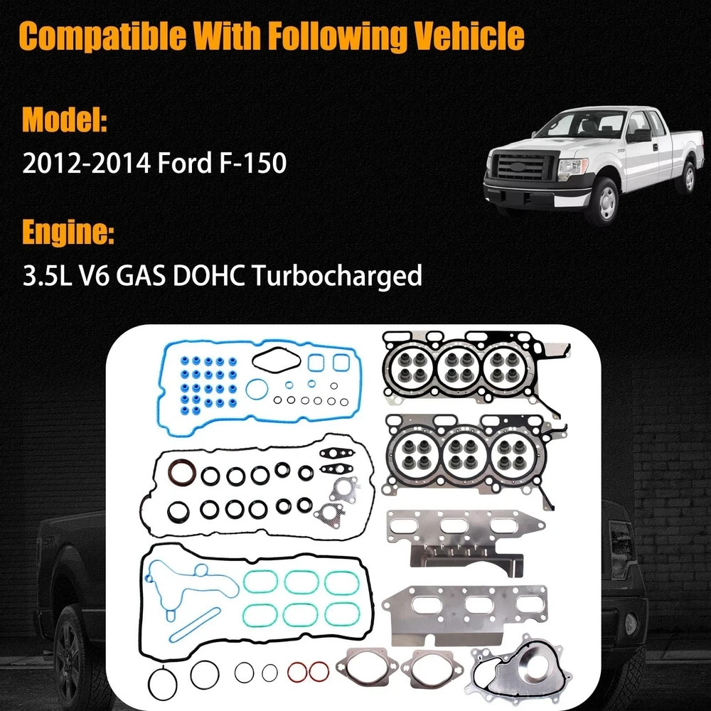 HS54988A Cylinder Head Gasket Set Fit for Ford F-150 2012 2013 2014 3.5L Ecob…