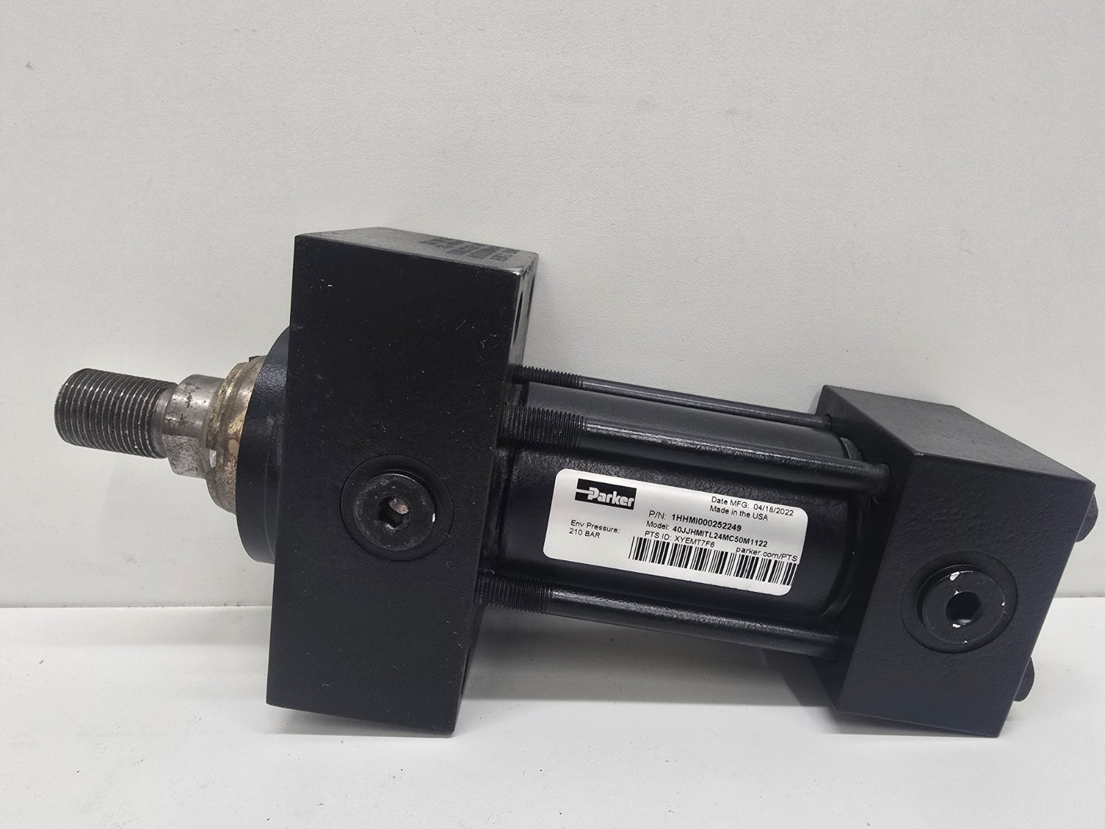 NEW OLD STOCK! PARKER HYDRAULIC CYLINDER 1HHMI000252249 40JJHMITL24MC50M1122