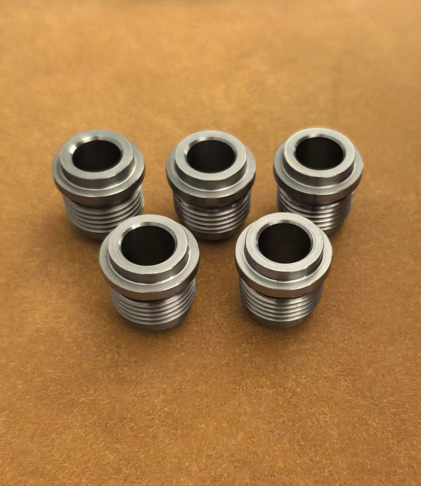 Billet 1018 Mild Steel Weld on/Weld in Fitting Bung Male AN12 -12AN Qty: 5