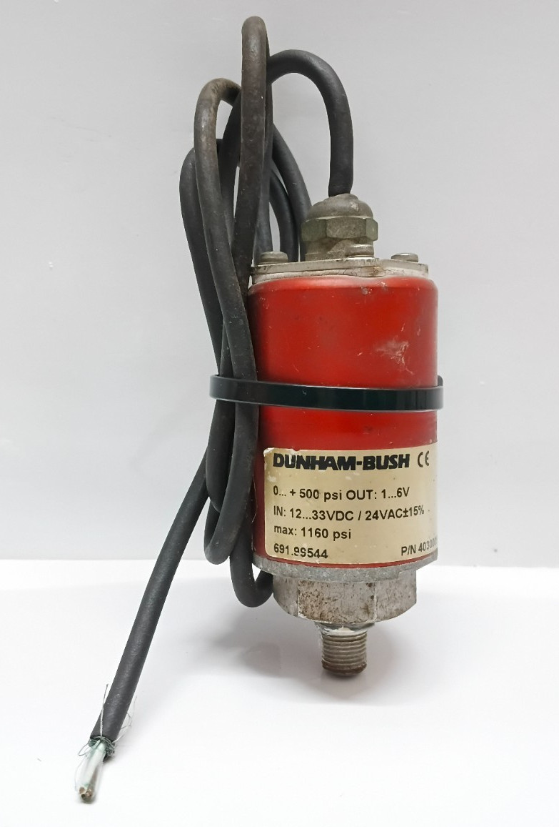 DUNHAM-BUSH 691.99544 PRESSURE SENSOR 4030005164 0… +500 PSI -15T80