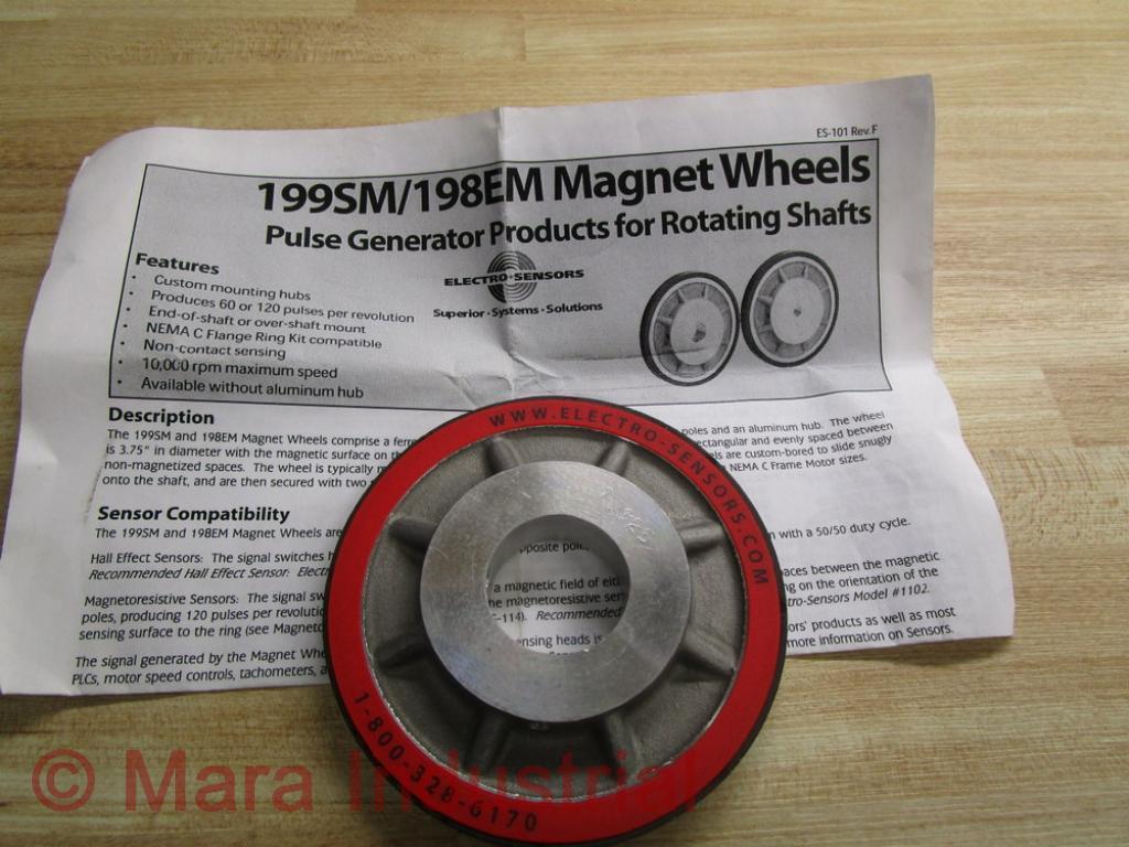 Electro-Sensors 199SM/198EM Magnet Wheel 1.125″