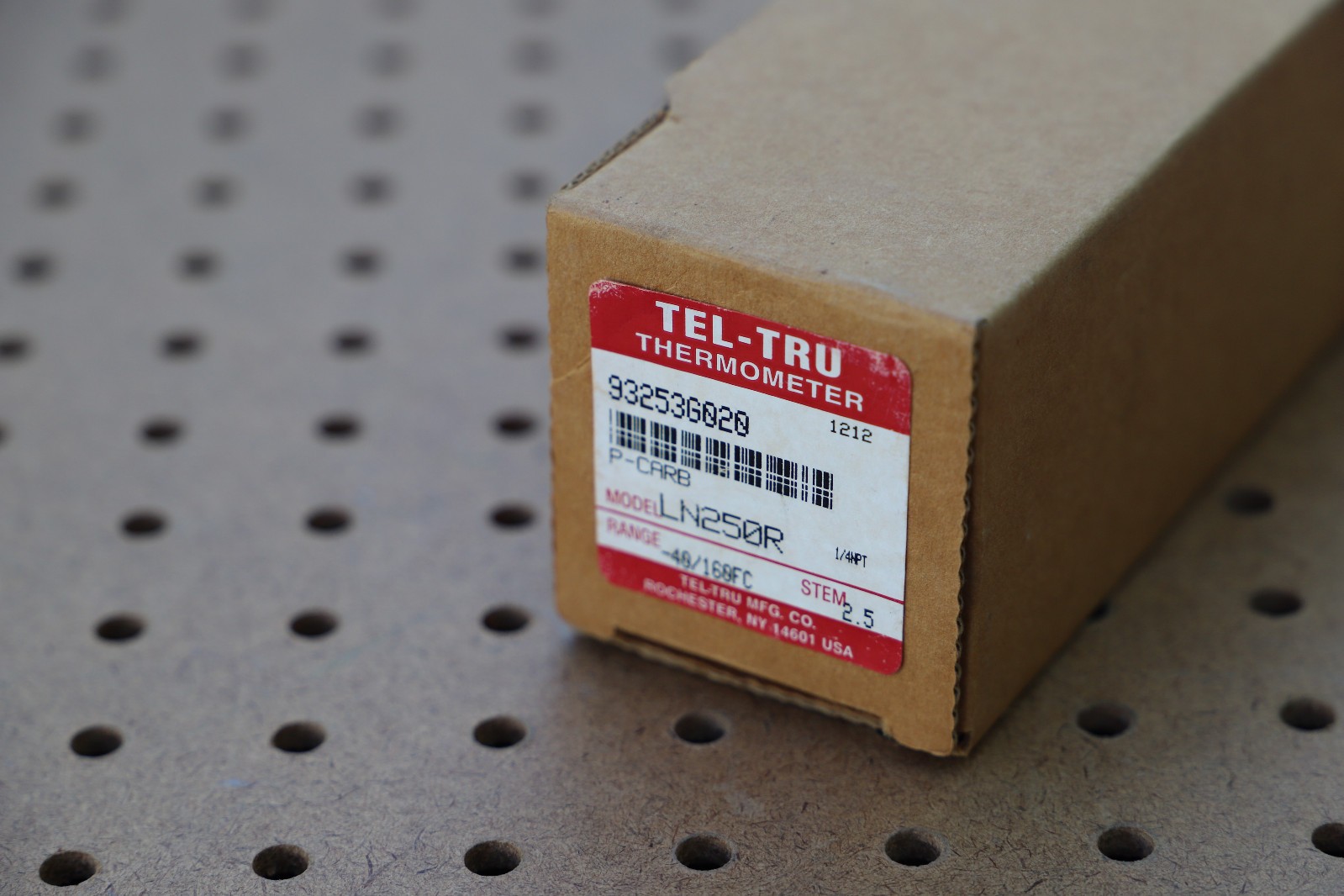 TEL-TRU LN-250R THERMOMETER 40-160F RANGE LN250R