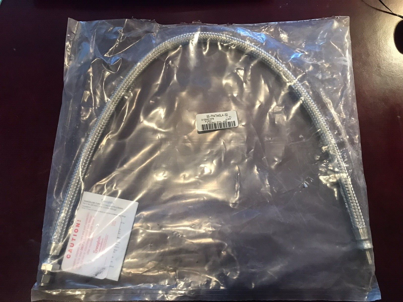 ⚡️NEW!⚡️ Swagelok Flexible Metal Hose SS-FM4TA4SL4-32 – ships FAST