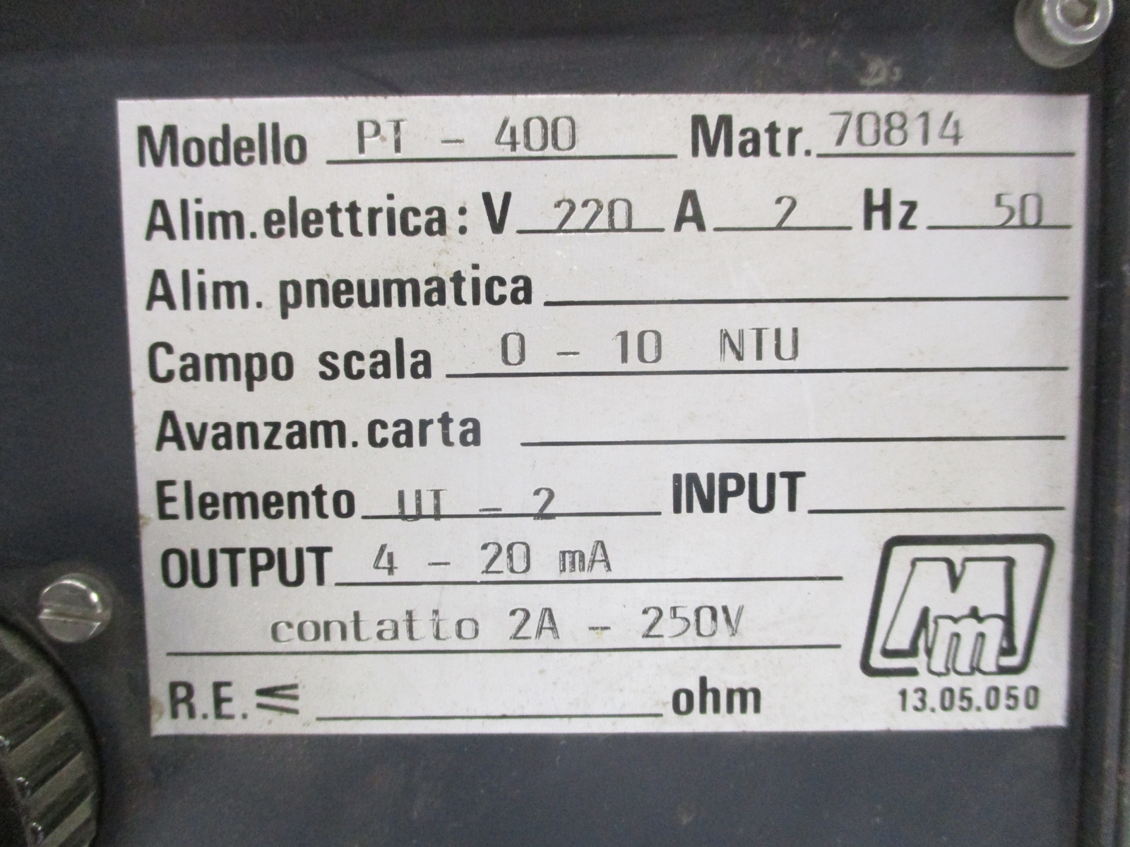 MASELLI MISURE PT-400 UNMP
