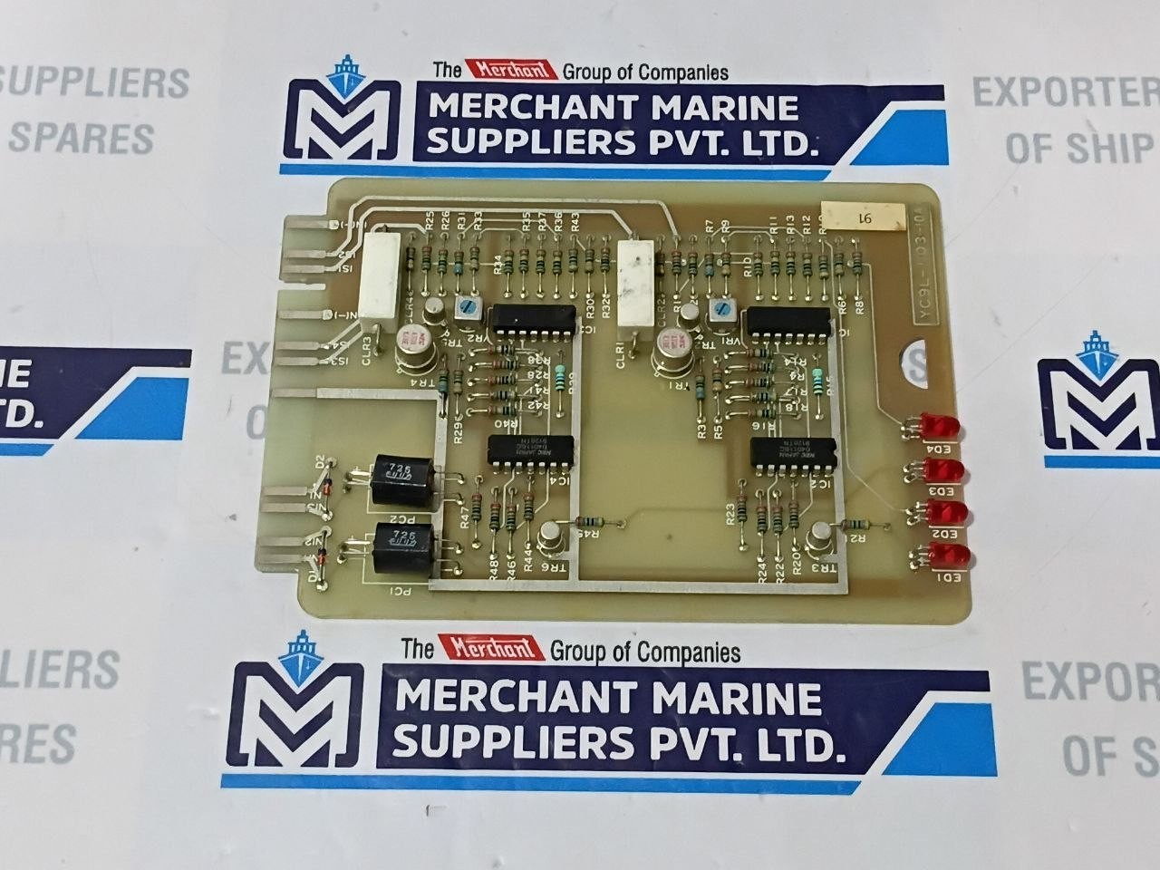 Yuken YC9L-1103-10A Sol Barrier PCB Card D-42821-1