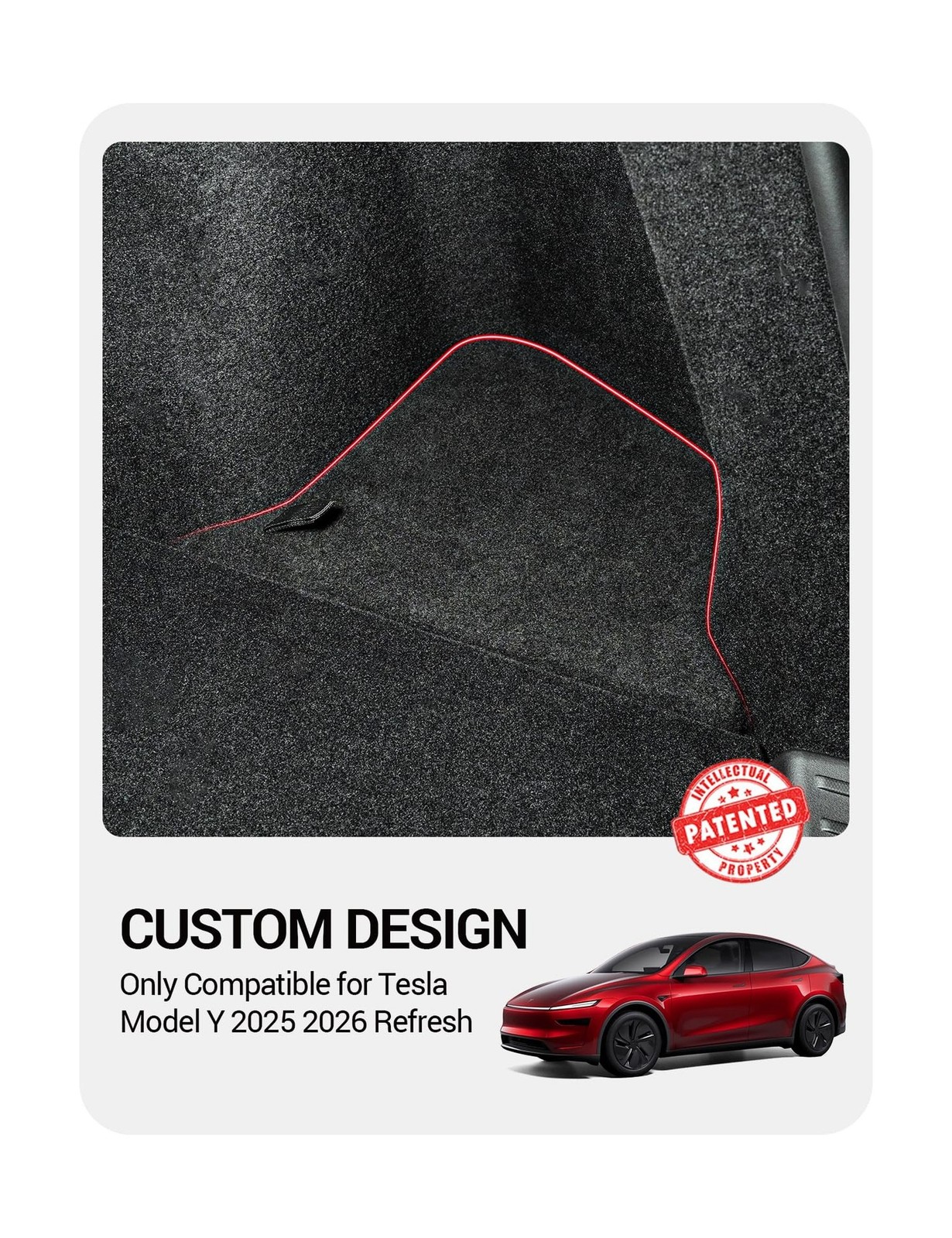 BASENOR 2025 2026 Tesla Model Y Trunk Storage Bins, (Proprietary Design) Trun…