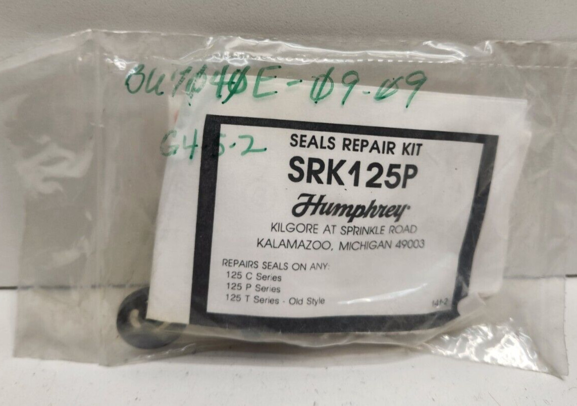 NEW OLD STOCK! HUMPHREY SEAL KIT SRK125P