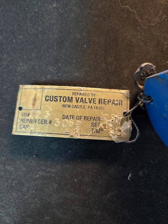 CROSBY 951101MA 125PSIG 125 PSIG RELIEF VALVE TESTED SALE $299