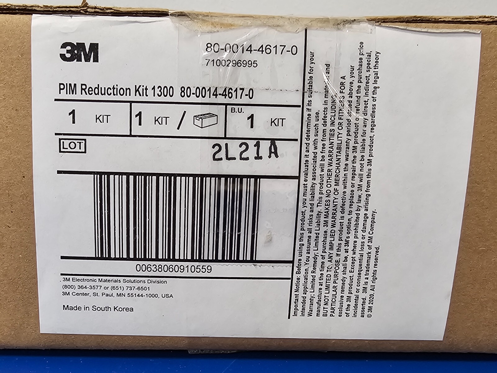 3M PIM REDUCTION KIT (3M 1300-KIT)