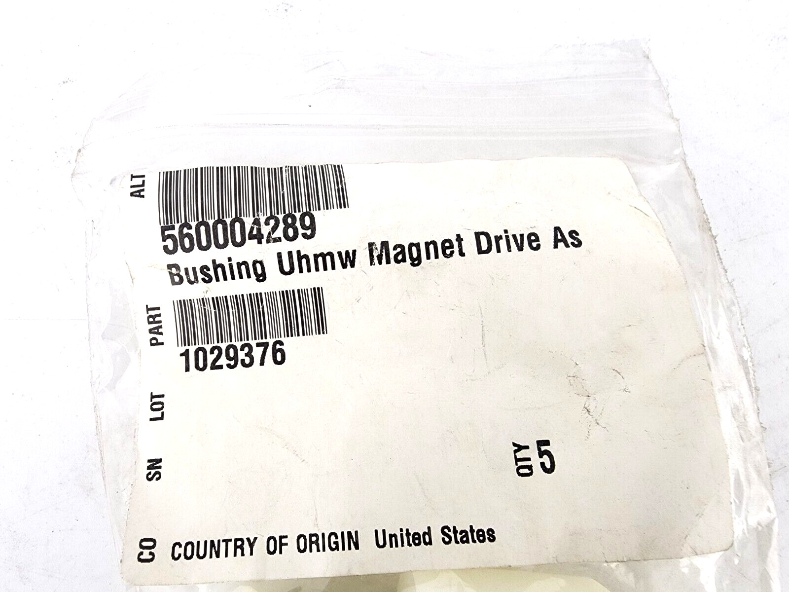 7pcs Cornelius 560004289 BUSHING UHMW MAGNET DRIVE AS FCB Pinnacle