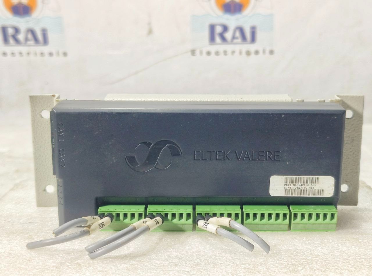 ELTEK VALERE I/O MONITOR 242100.502 CONTROL MODULE +/- 16V DC FREE SHIPPING