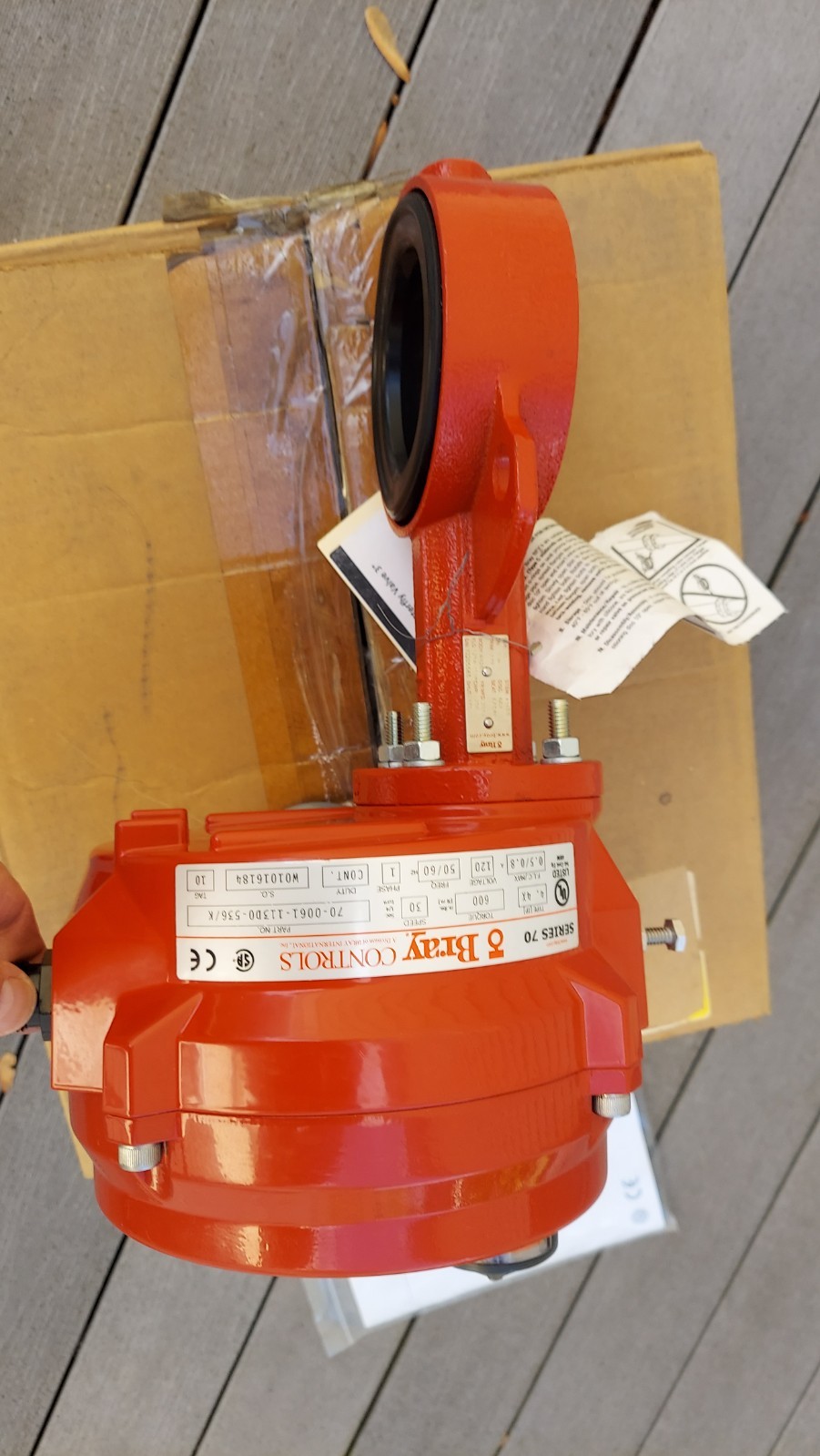 New Bray 70-0061-113D0-536K 2-Position Actuator