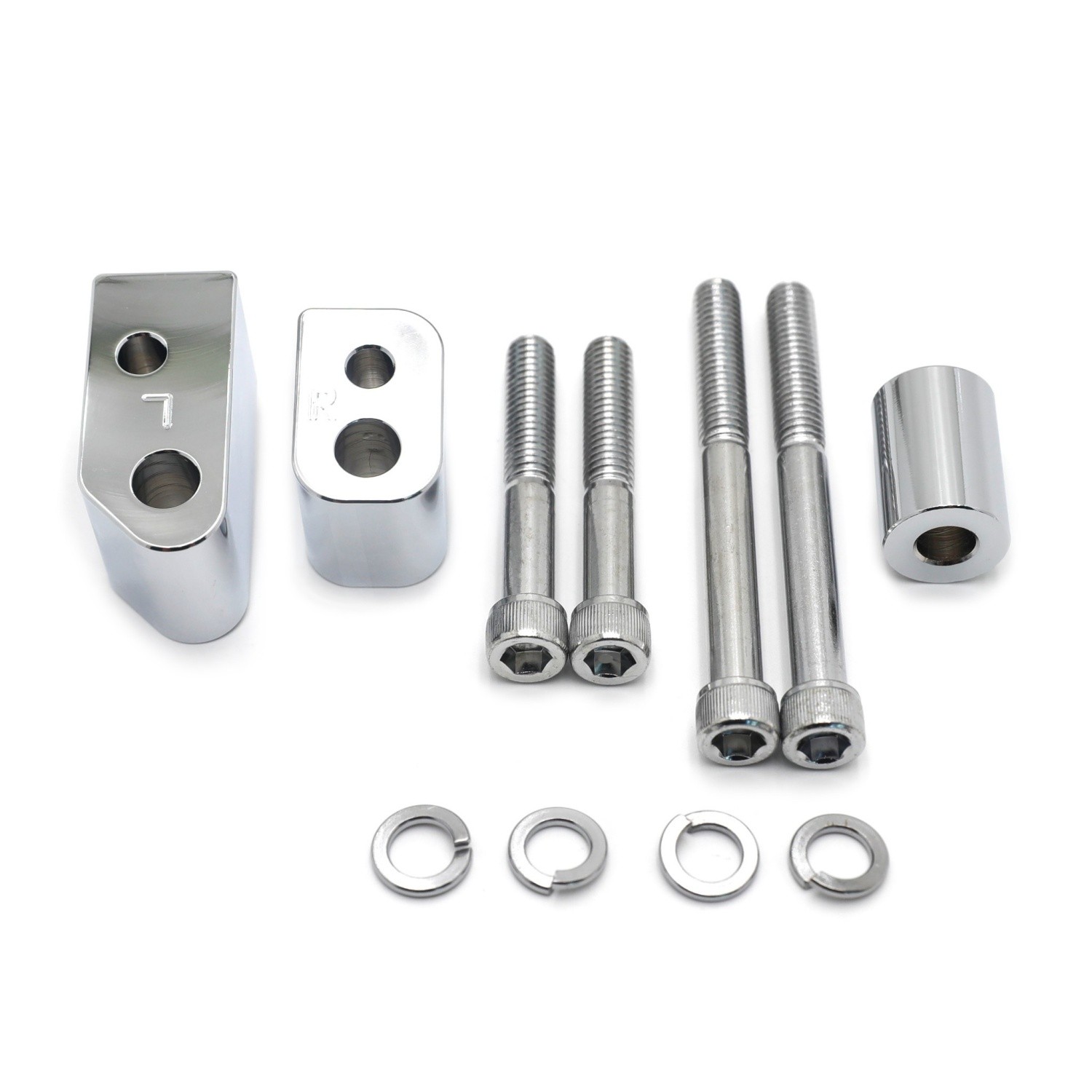 Touring Road King Street Electra Road Glide 1.25″ Footboard Extension Spacer Kit