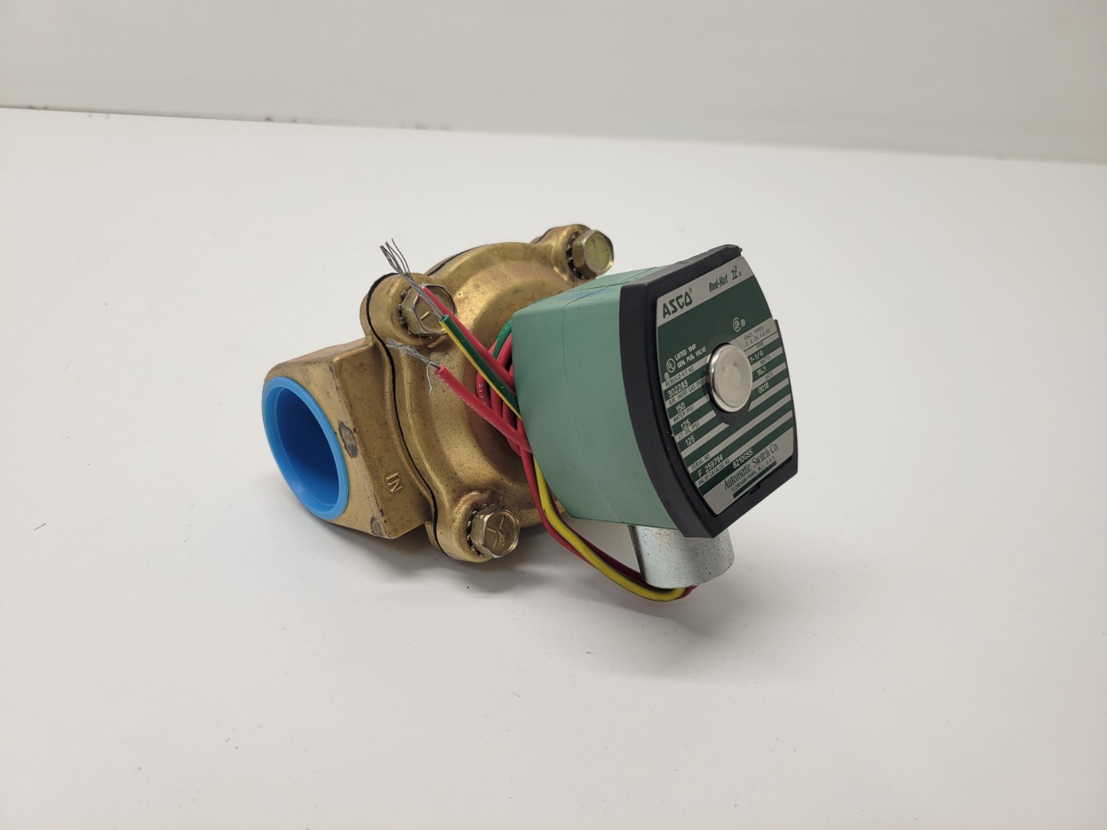 NEW OLD STOCK! ASCO 1-1/4″ 2-WAY 120V SOLENOID VALVE 8210G55.