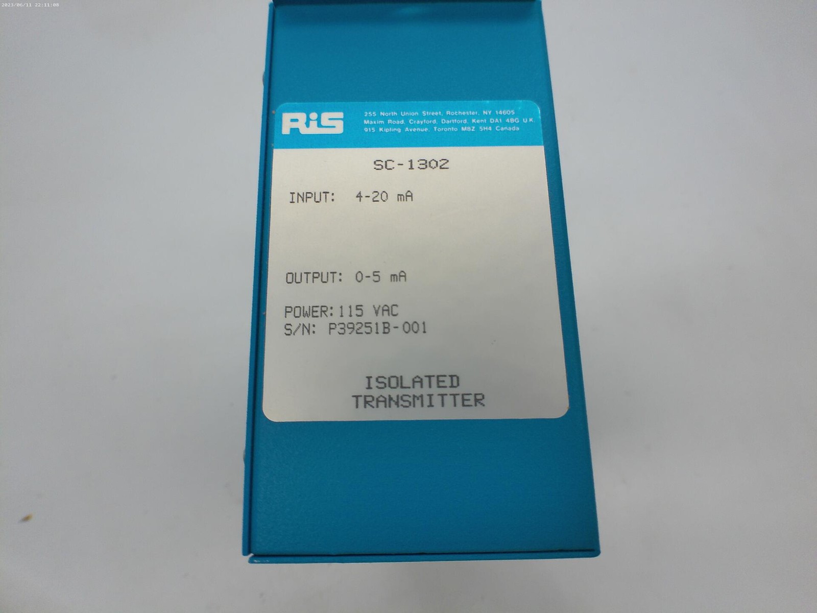 RIS SC-1302 TRANSMITTER NSMP