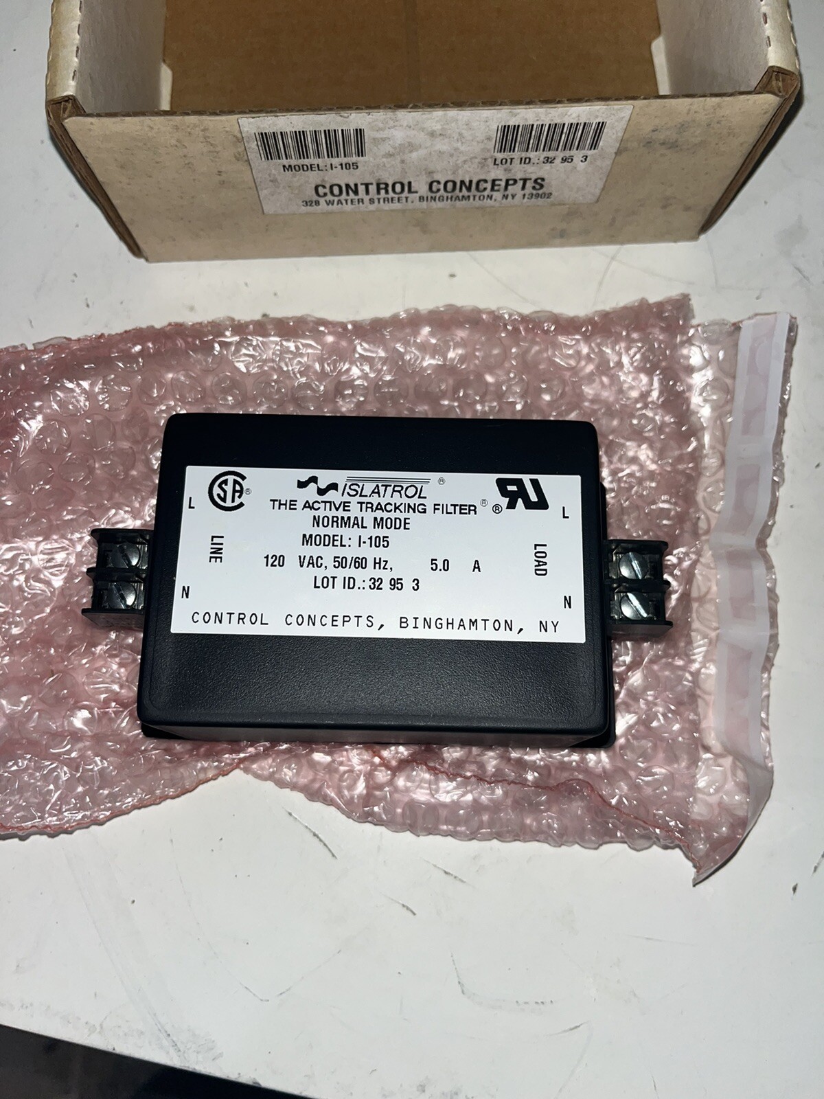 ISLATROL I-105 ACTIVE TRACKING FILTER New In Box Fast Shipping