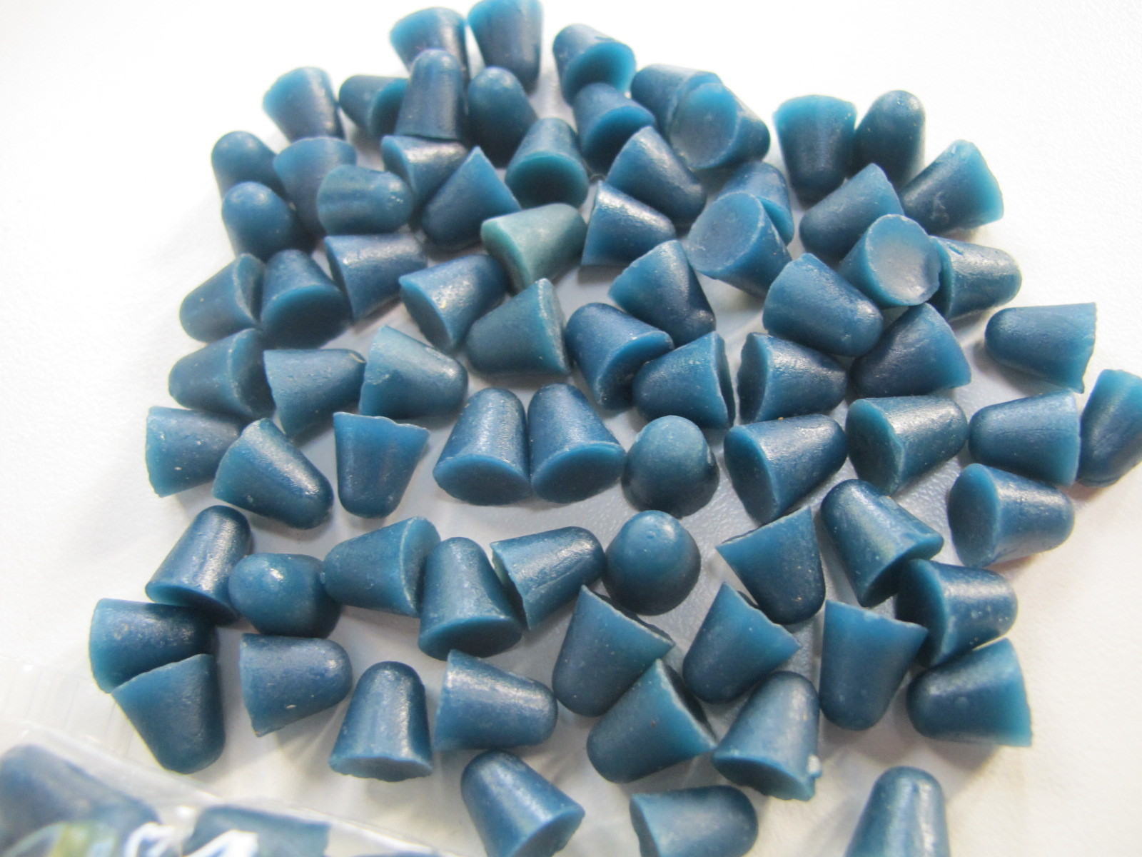 OTEC Precision KO 10 BLUE plastic cone Tumbling Media polishing chips 1pound USA