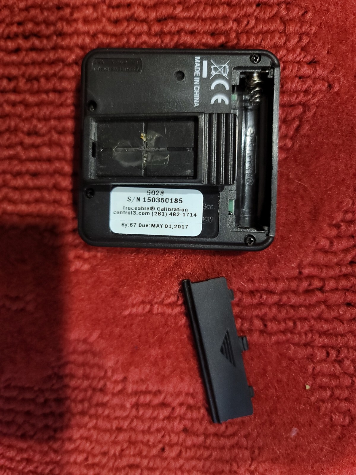 Traceable 5028 Count Down Timer, Control Company Manufacturing
